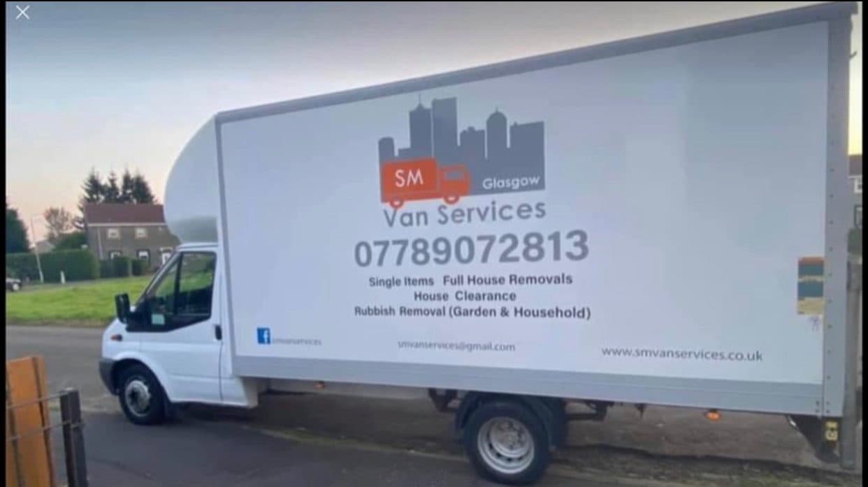 SM Waste branded van